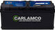 Carlamco Batterie Auto mit Kapazität 110Ah Start/Stopp