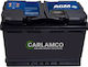Carlamco Batterie Auto mit Kapazität 73Ah Start/Stopp