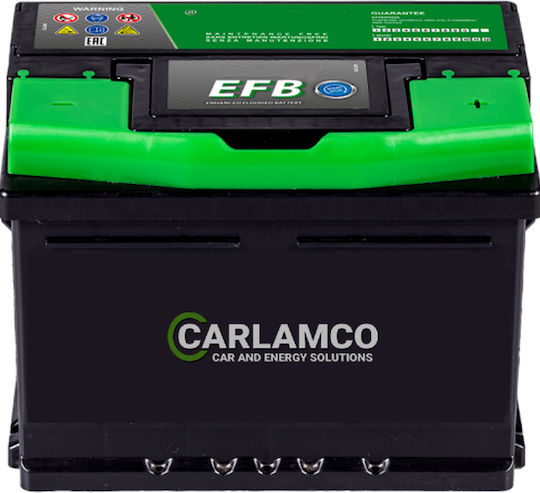 Carlamco Batterie Auto mit Kapazität 63Ah Start/Stopp