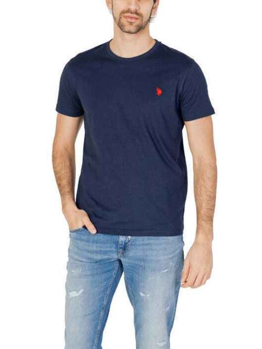 U.S. Polo Assn. Ανδρικό T-shirt Κοντομάνικο Polo Μπλε