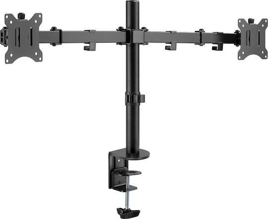 Goobay Desktop Stand for 2 Monitors up to 32" (58529)