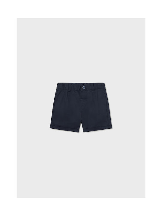 Mayoral Kids Shorts/Bermuda Fabric Λινή navy blue