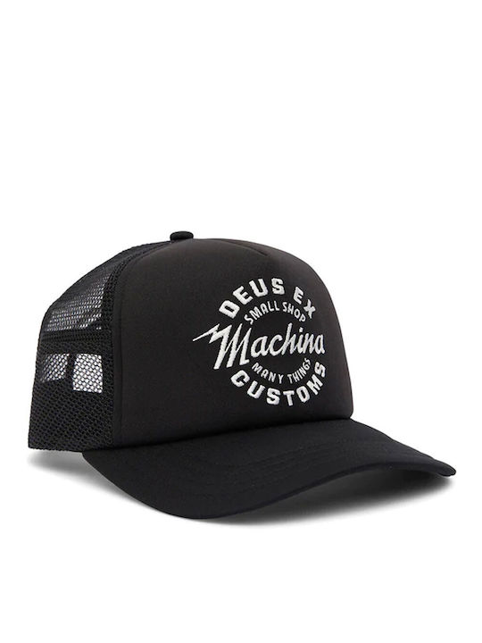 Deus Ex Machina Men's Trucker Cap Black