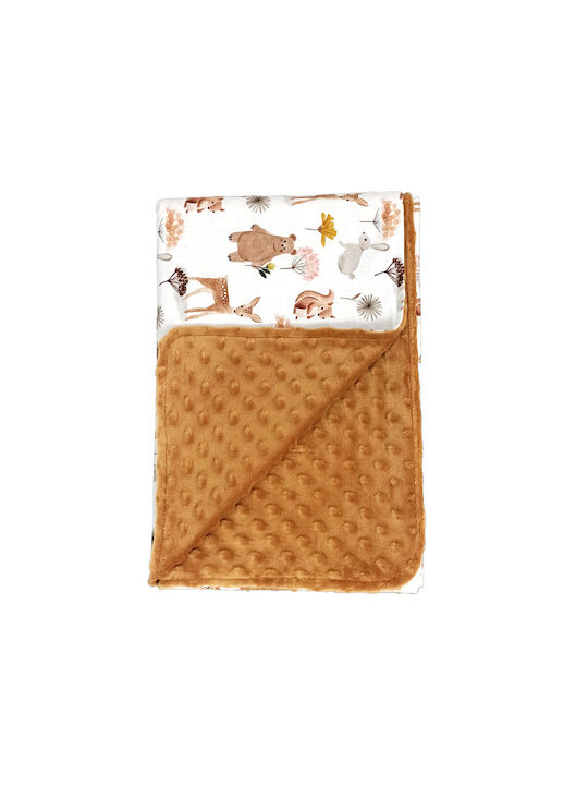 Baby Star Κουβέρτα Κούνιας Minky Forest 100x150εκ.