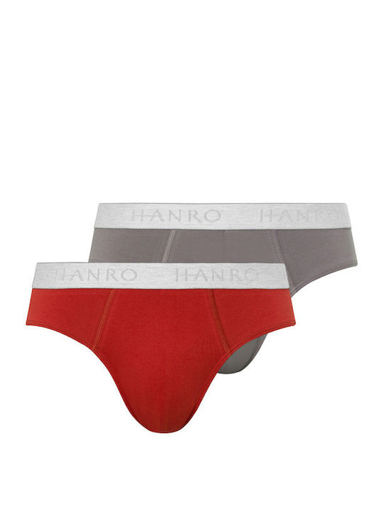 Hanro Men's Boxers Red 2Pack
