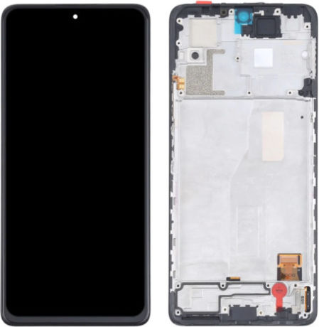 Οθόνη με Μηχανισμό Αφής και Πλαίσιο για Xiaomi Note 10 Pro 4G (Μαύρο)