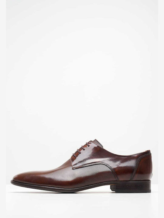 Boss Shoes Din piele Pantofi pentru bărbați Maro