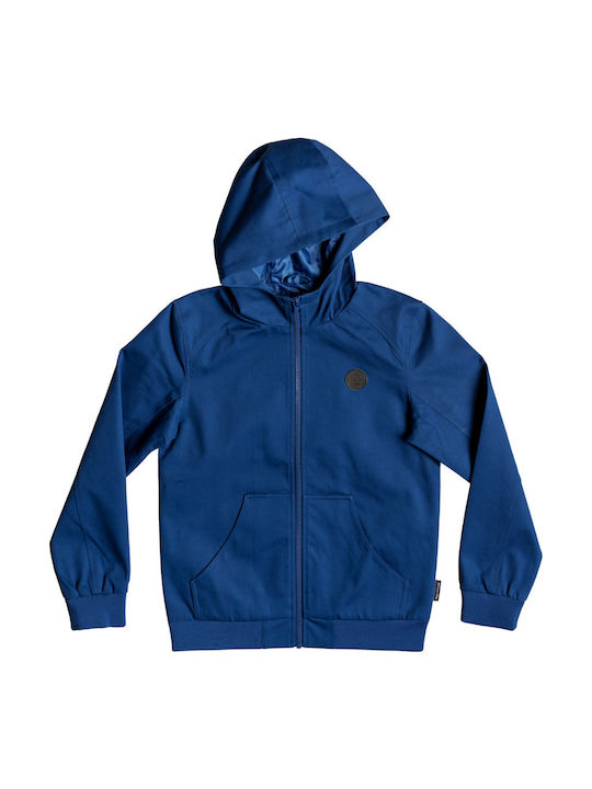Wasserdicht Kinder Freizeitjacke mit Kapuze Blau