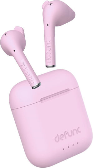 Defunc True Talk In ear Bluetooth хендсфри Слушалки с Устойчивост на Пот и Кутийка за Зареждане Розов