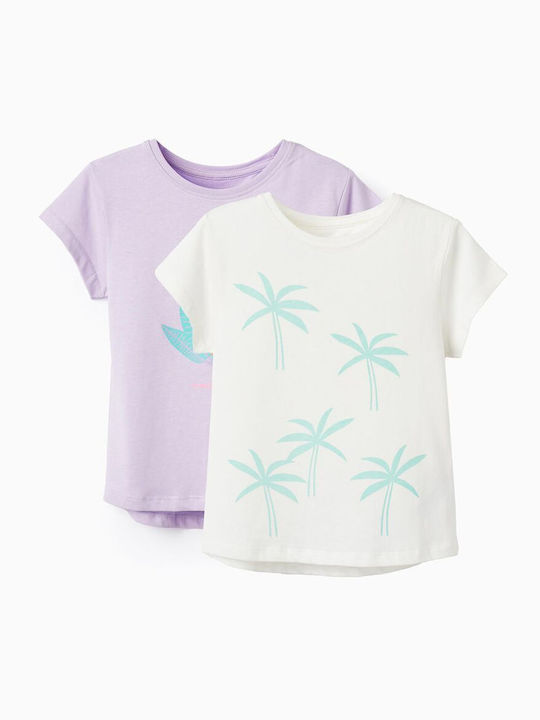 Zippy Set Kinderhemden LILA