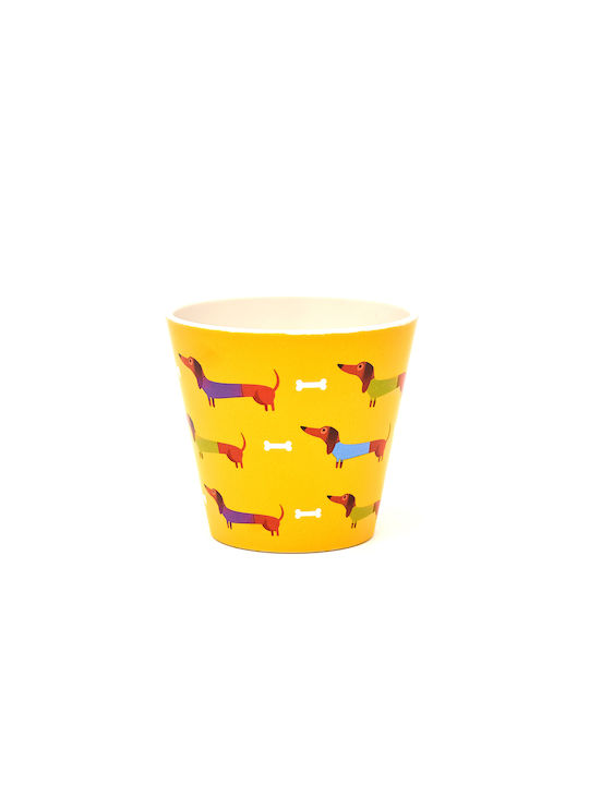 QuyCup Mug Ceramic with Lid Multicolored 90ml 1pcs