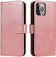 Hurtel Flap Wallet Silicone Pink (SAMSUNG A55)