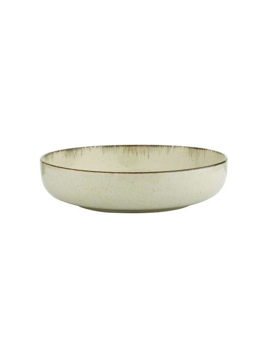 Kutahya Porselen Serving Bowl Round made of Porcelain Gold with Diameter 15cm