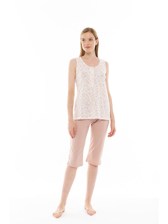 Pink Label De iarnă Pantaloni Pijamale pentru Femei Monochrome - Pink