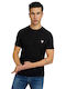 Guess CN SS Herren T-Shirt Kurzarm BLACK