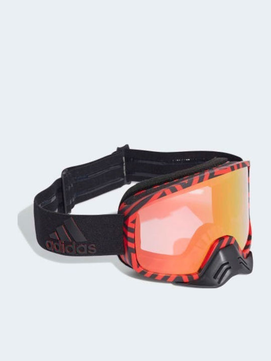 adidas Backland Μάσκα Σκι & Snowboard Ενηλίκων Μαύρη με Φακό Καθρέπτη adidas Backland Μάσκα Σκι & Snowboard Ενηλίκων Μαύρη με Φακό Καθρέπτη