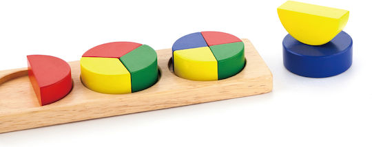 Viga Toys Montessori Εκπαιδευτικό Παιχνίδι Γνώσεων από Ξύλο