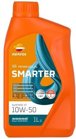 Repsol Smarter Синтетично Масло за мотоциклети за четиритактови двигатели 10W-50 1лт