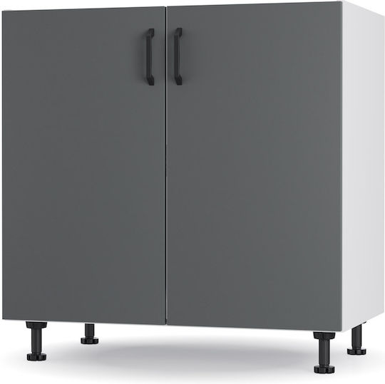 Modest Bodenstehender Schrank Charcoal 80x48x82Stück