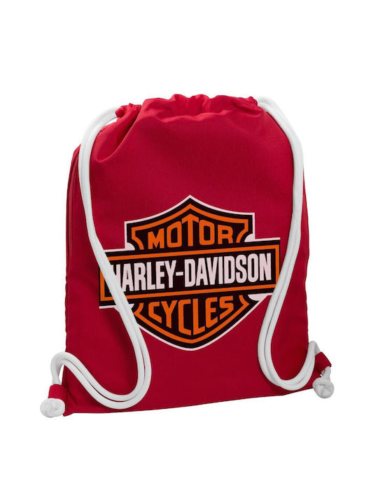 Koupakoupa Motor Harley Davidson Gym Backpack Red