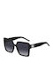 Boss Feminini Ochelari de soare cu Negru Cadru și Negru Degrade Lentilă HG 1285/S 807/9O