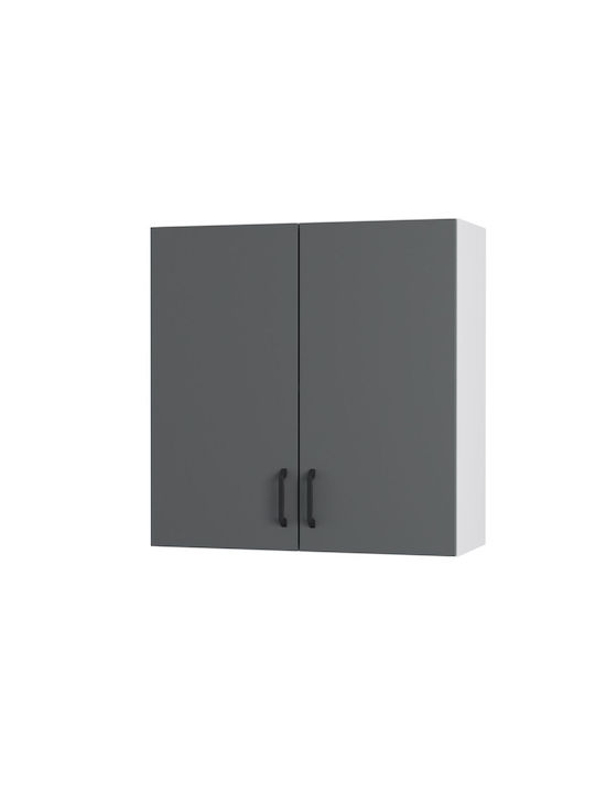 Modest Cabinet Wall Charcoal 80x30x72pcs