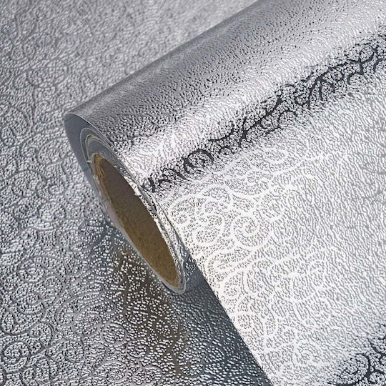 Aluminum Sheet Christmas Wrapping Paper for Gift Silver 40cm.