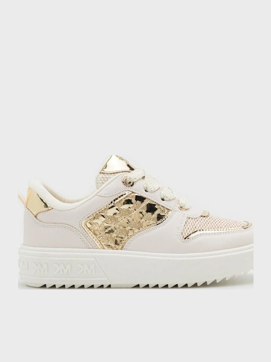 Kids Sneakers White / Gold