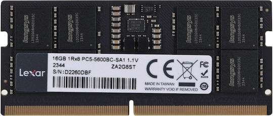 Lexar DDR5 με Module 1x16GB και Ταχύτητα 5600 για Laptop