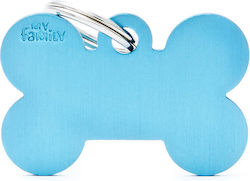 My Family Basic Aluminium Dog ID Tag Bone Light...