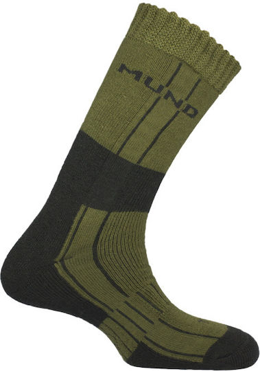 Mund Long Isothermal Hunting Socks Woolen in Khaki color