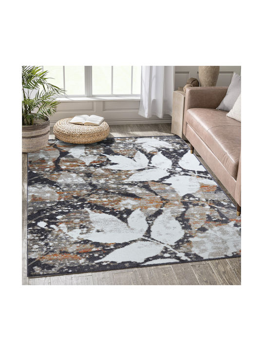 Saray Home Mondo Rug Rectangular Anthracite - Ceramic