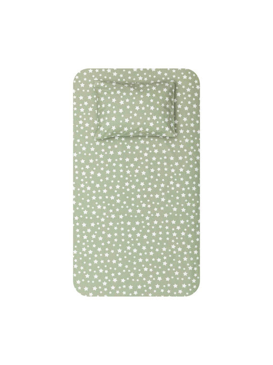 Borea Sheet Set Single Cotton Stars Ladi 160x24...