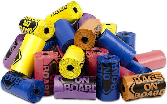Bags On Board Dog Waste Bag Holder 1 Rolls of 15pcs