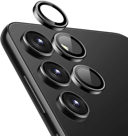 Crong Lens Προστασία Κάμερας Tempered Glass Μαύρο για το Galaxy S24