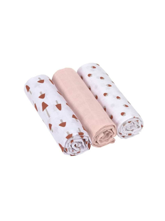 Laessig Swaddle Wraps Powder Pink