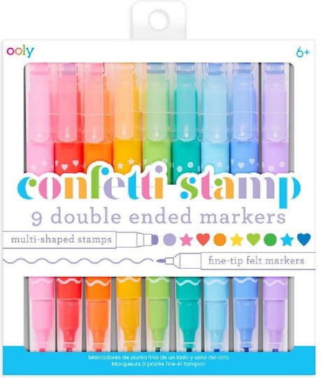 Ooly Zeichenmarker Dünne Set 9Stück