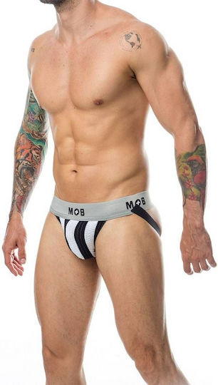 MOB Erotic Wear Ανδρικό Εσώρουχο Jockstrap Λευκό
