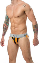MOB Erotic Wear Ανδρικό Εσώρουχο Jockstrap Πορτοκαλί