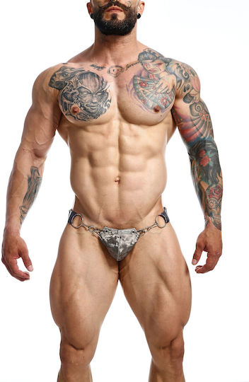MOB Erotic Wear Dngeon Ανδρικό Εσώρουχο Jockstrap Γκρι