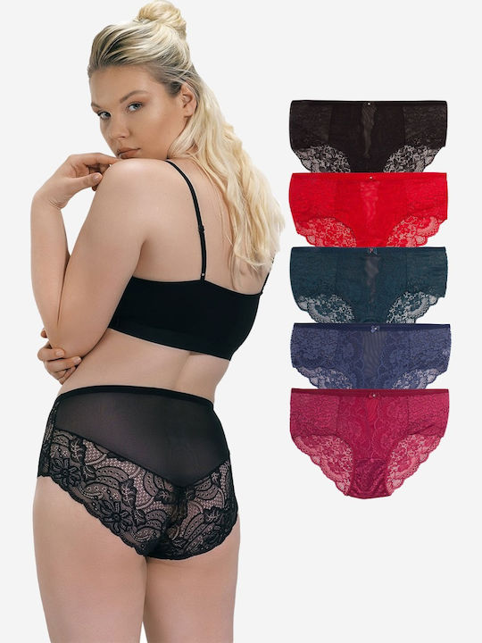 Γυναικεία Slip MultiPack με Δαντέλα