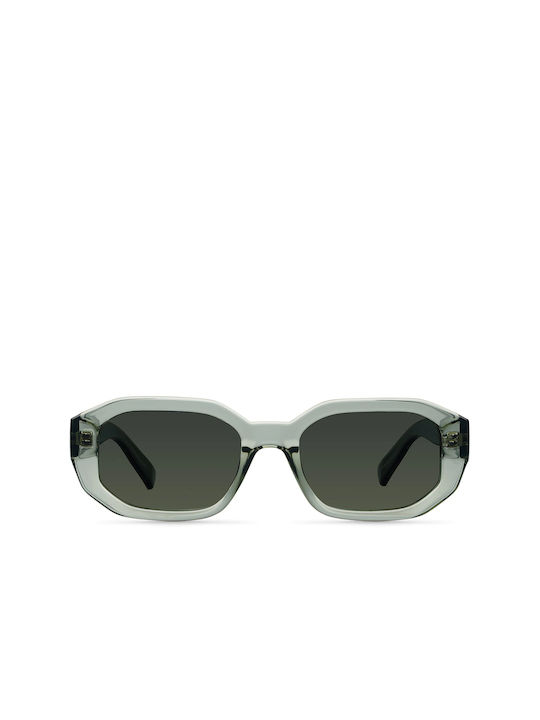 Meller Sunglasses with Gray Plastic Frame and Green Polarized Lens KES-VETIVEROLI