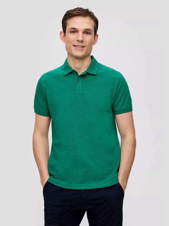 S.Oliver Men's Short Sleeve Blouse Polo Smaragd (7652)