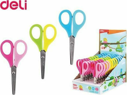 Deli Magic Zoo Kids Craft Scissors for Left-Handers 11.4cm with Metallic Blade Various Colours 1 Piece