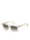Carrera Men's Sunglasses with Transparent Horn-Rimmed Frame and Grey Gradient Lens 02/S 35J/9K