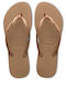 Havaianas Frauen Flip Flops in Gold Farbe