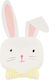 Ginger Ray Easter Bunny Πιάτο για Party 8τμχ