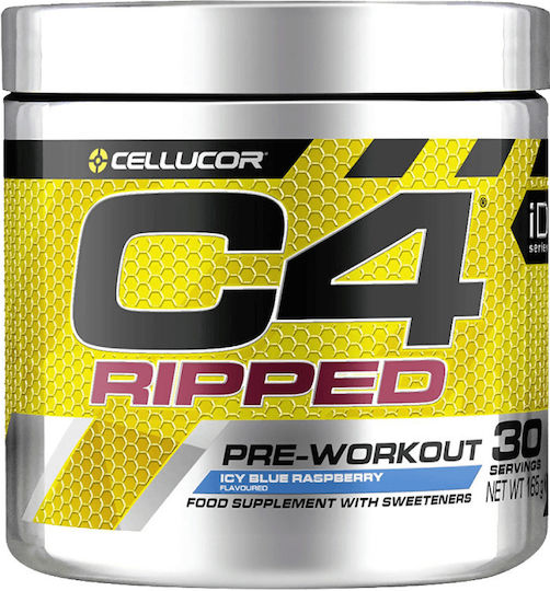 Cellucor C4 Ripped 150мг 180гр Леденa Синя Малинa