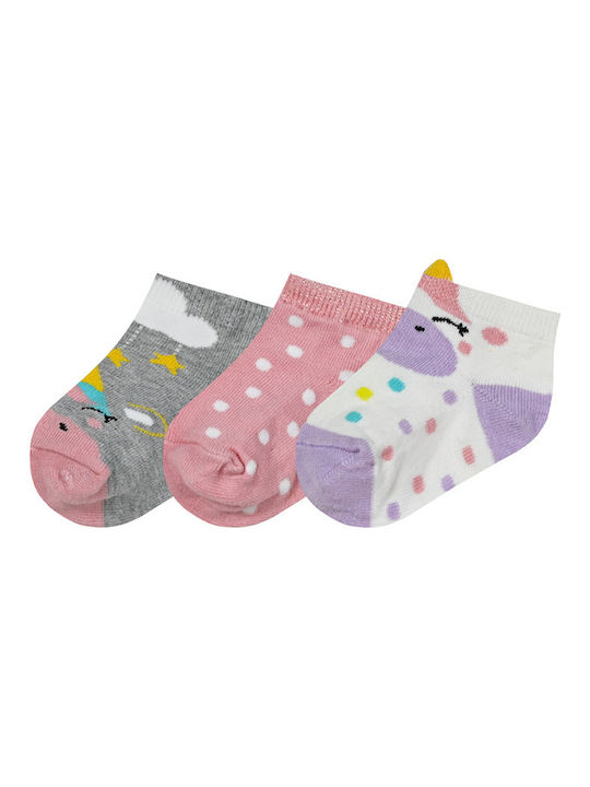 Energiers Kids' Ankle Socks Multicolour 3 Pairs