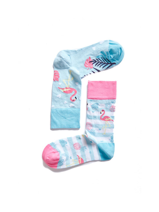Comfort Women's Patterned Socks Rye Flamingo - Ciel